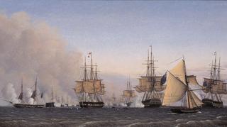 The Battle of Copenhagen on the 2nd of April 1801