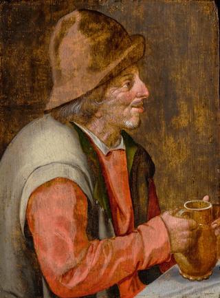 A Peasant Holding a Tankard