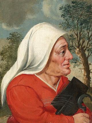 A Peasant Woman with a Sickle and Spade