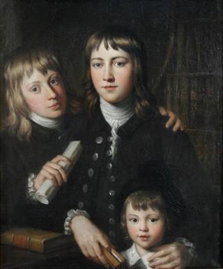 Portrait of Three Anstey Brothers