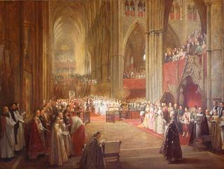 维多利亚女王金禧纪念仪式，威斯敏斯特教堂，1887年6月21日