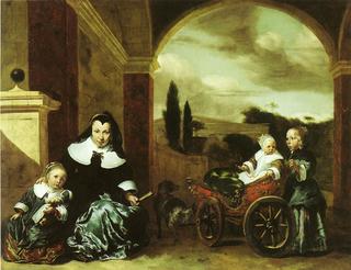 Christina Lepper de Kempenaer and Her Children