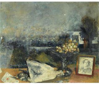 Still Life with Outskirts of City