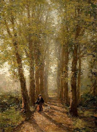 A Walk in an Autumn Landscape