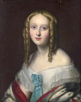 Portrait of a Young Baroness Louise Auguste Charlotte of Adelebsen