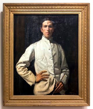 Self-Portrait in a White Coat