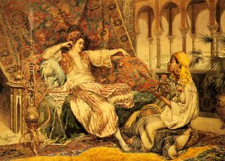 The serenade in the palace