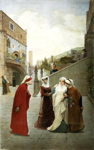 The Meeting of Dante and Beatrice