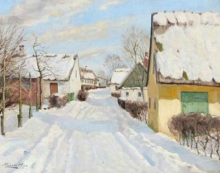 A Village In Winter