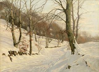 Road in a Winter Landscape