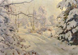 A Snow Covered Landscape