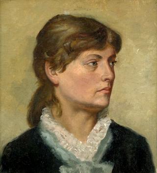 Portrait of the Danish artist Sophie Holten