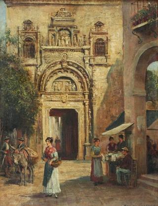 Spanish Street Scene