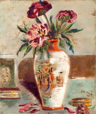 Japanese Vase with Peonies