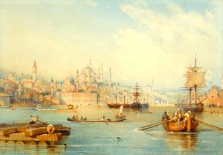 Constantinople from the entrance of the Golden Horn