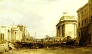 Hyde Park Corner and Constitution Arch, London