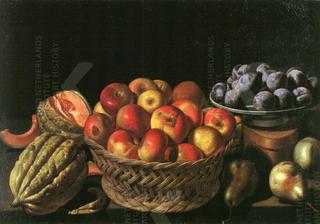 Still Life with Apples, Pears, Melons and Prunes