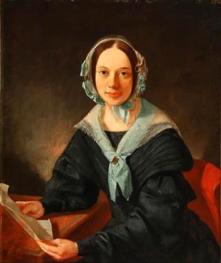 Portrait of a Woman with Letter