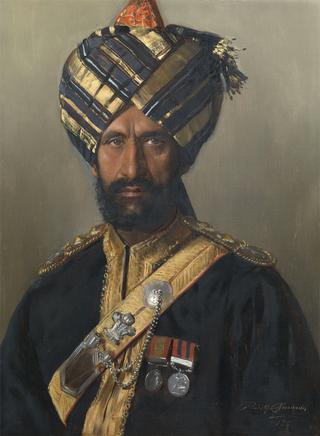 Ressaidar and Woordie-Major Ahmad Khan, Bahadur and Khan Sahib, 11th Bengal Lancers