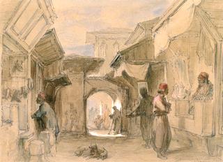 A Bazaar in Constantinople