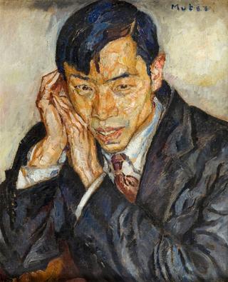Portrait of Chinese Poet Cheng Tcheng