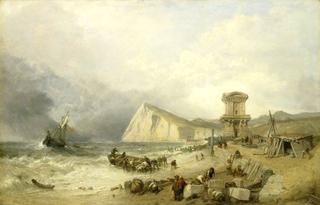 Shakespeare Cliff, Dover, 1849