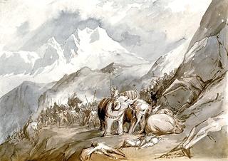 A Difficult Passage, Hannibal Crossing the Alps