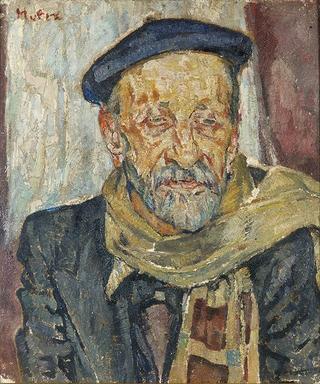 Portrait of a man wearing a beret