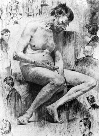 Male Nude Seated