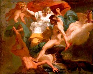 Zeus with Cybele Expelling Chronos