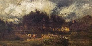 Landscape with Cows