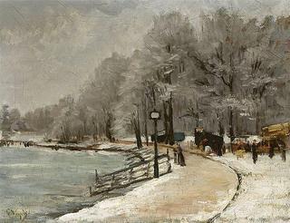 Corner of the Bois de la Cambre (Lake)