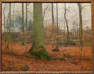 Resting under the Trees, Autumn