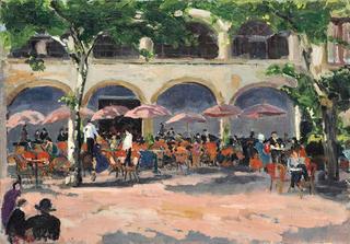 Café at St. Jean de Luz