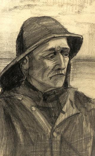 Head of a Fisherman, Turned Three-Quarters to the Right