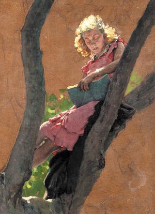 Girl on a Tree