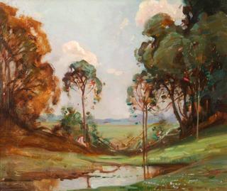 Landscape with Pond