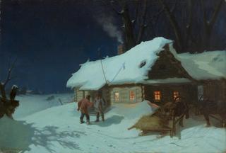 Night Scene near a Tavern