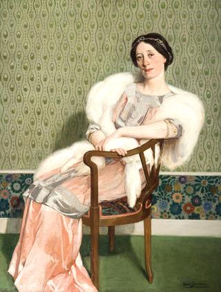 Lady in an interior