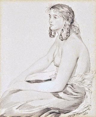 Seated nude