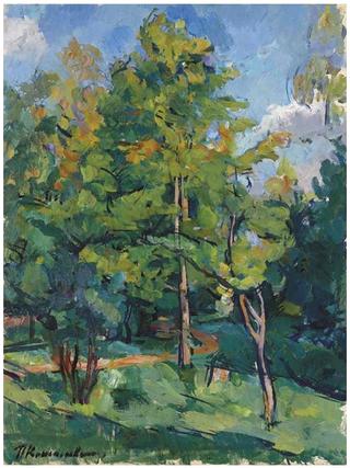 Yellowing maple