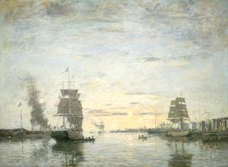 Entrance to the Harbor, Le Havre