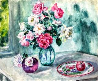 Still life with roses