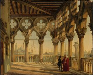 View from the Porch of the Palazzo Ducale, Venice