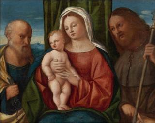 Madonna and Child with Saints Peter and Roche