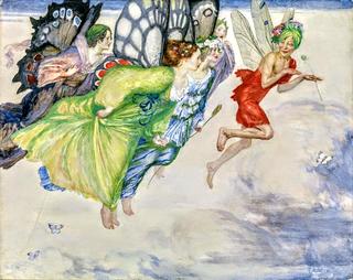 A flight of fairies