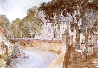 My Father Painting at Brantôme