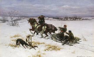 Hunting with greyhounds