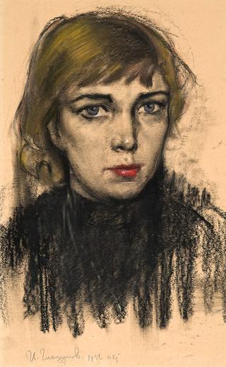 Portrait of French Actress Zanie Campan