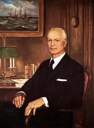Portrait of Axel Johnson, Swedish Cabinet Member